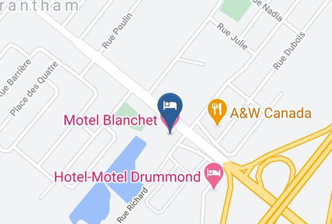 Drummond Regional County Municipality - Motel Blanchet Maps