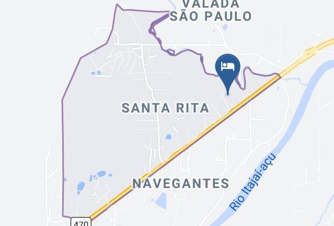 Rio Do Sul - Motel Blue Moon Maps