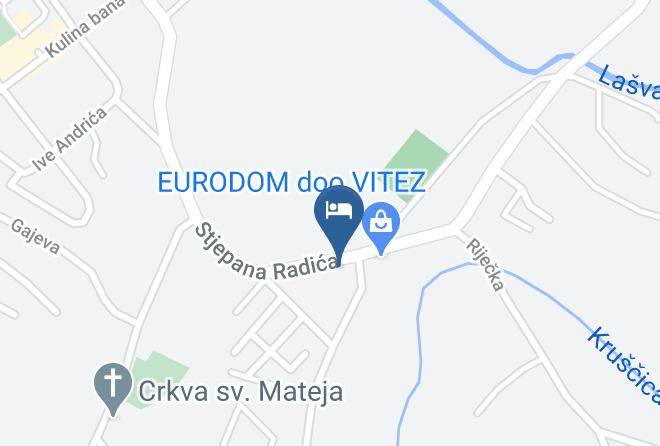 Srednjobosanski - Motel Bor Maps