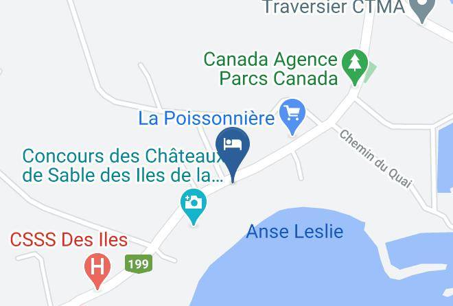 Les Iles De La Madeleine - Motel Boudreau Maps