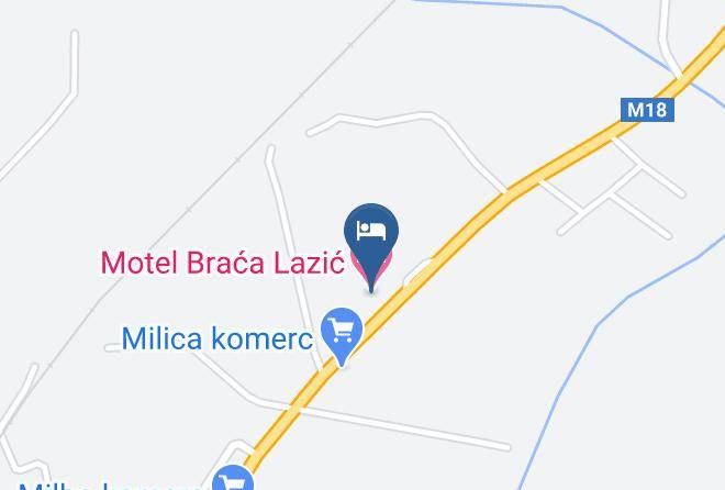Bijeljina - Motel Braca Lazic Maps