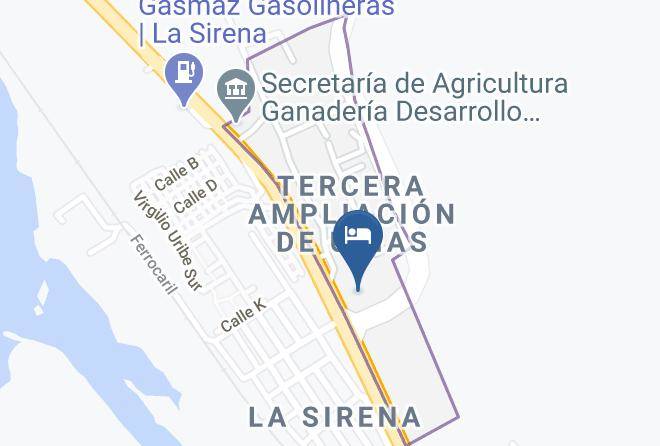Mazatlan - Motel Cabanas Maps