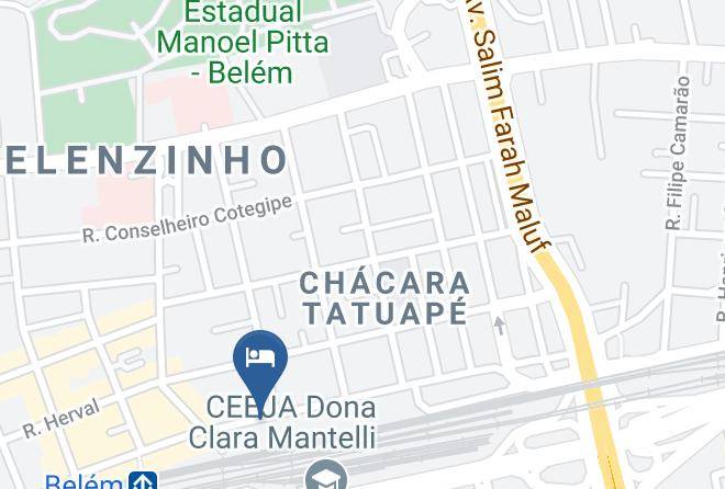 Sao Paulo Belem - Motel Cachoeiras Maps