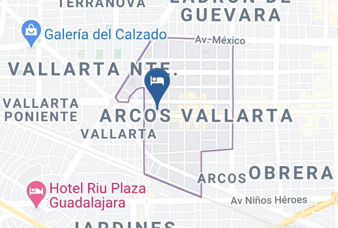Guadalajara - Motel California Courts Maps