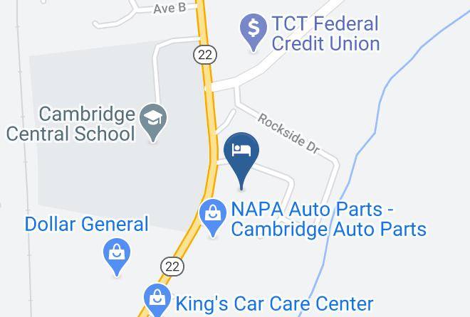 Motel Cambridge Map