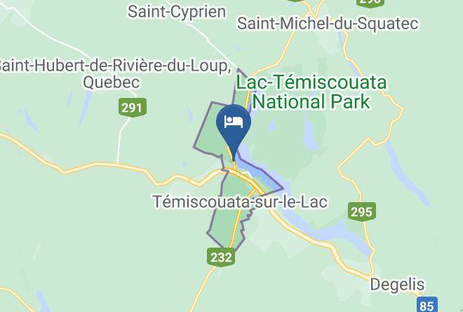 Temiscouata - Motel Camping Le Survenant Maps