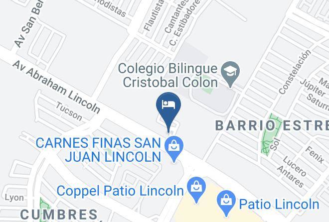 Monterrey - Motel Canarias Maps