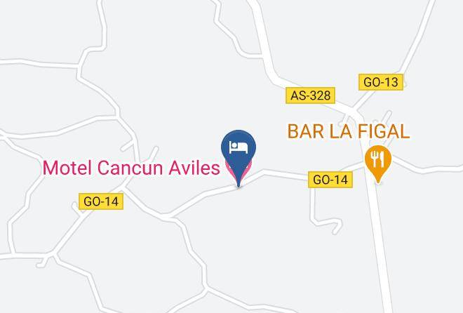 Asturias - Motel Cancun Aviles Maps