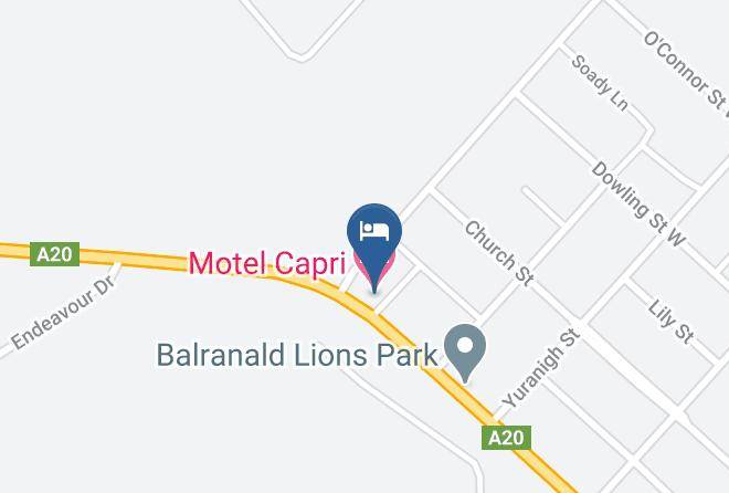 Balranald - Motel Capri Maps