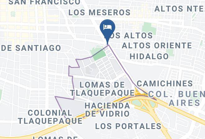 Tlaquepaque - Motel Caprice Maps