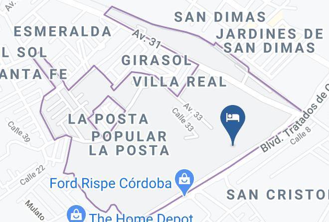 Cordoba - Motel Caribe Maps