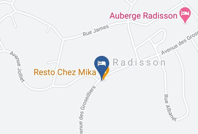 Motel Carrefour La Grande Map