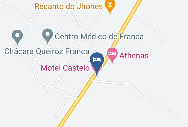 Franca - Motel Castelo Maps