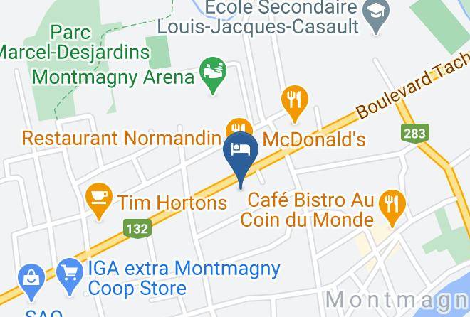 Montmagny Regional County Municipality - Motel Centre Ville Maps