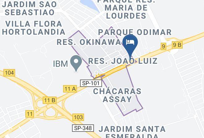 Hortolandia - Motel Champagne Maps