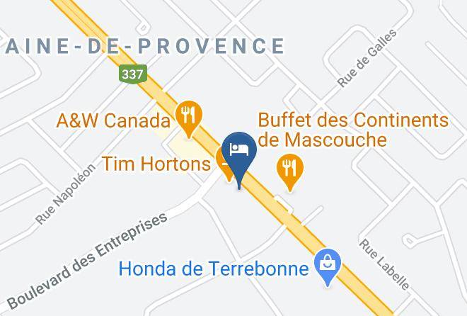 Les Moulins Regional County Municipality - Motel Chateau Terrebonne Maps