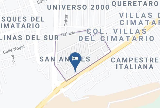 Santiago De Queretaro - Motel Cimatario Maps