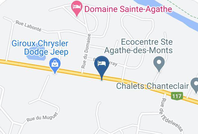 Les Laurentides Regional County Municipality - Motel Clair Mont Maps