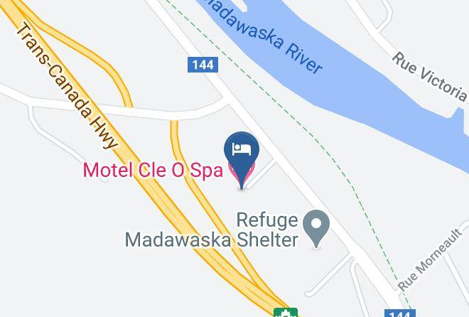 Madawaska - Motel Cle O Spa Maps