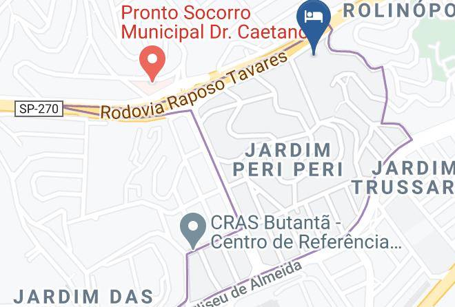 Sao Paulo Butanta - Motel Colina Maps