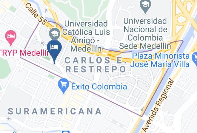Medellin - Motel Collins Maps