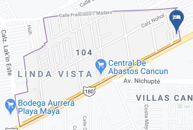 Benito Juarez - Motel Costa Express Maps