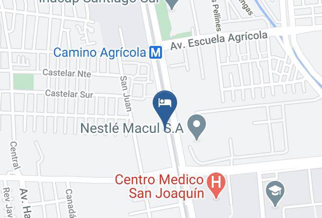 Santiago - Motel Cozumel Vicuna Maps