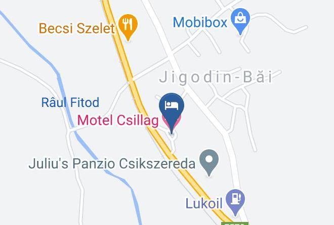 Miercurea Ciuc - Motel Csillag Maps