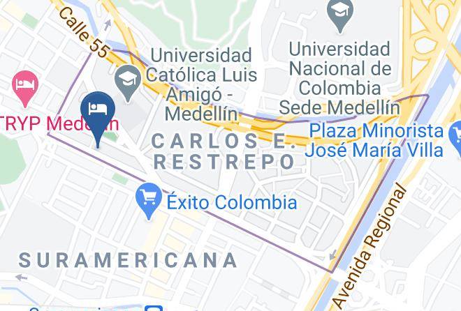 Medellin - Motel D' Lusso Maps