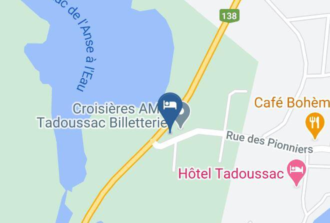 La Haute Cote Nord Regional County Municipality - Motel De L'anse A L'eau Maps