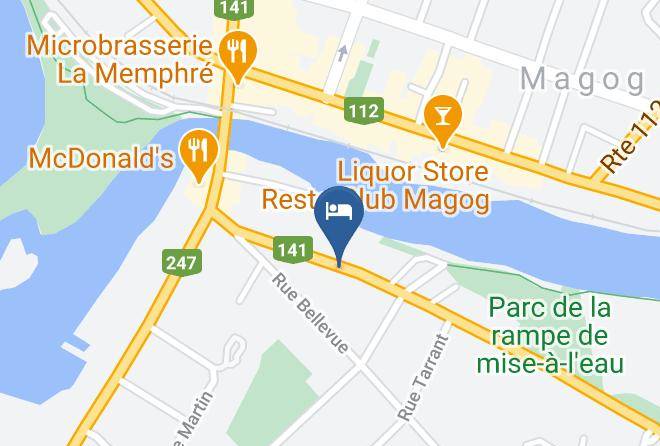 Memphremagog Regional County Municipality - Motel De L'outlet Maps