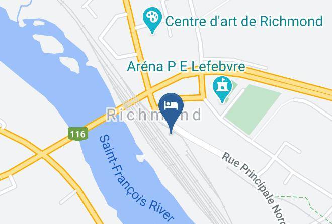Le Val Saint Francois Regional County Municipality - Motel De La Gare Maps