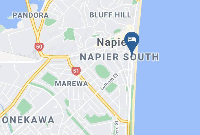 Napier - Motel De La Mer Maps
