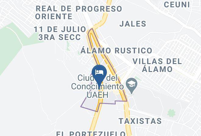 Mineral De La Reforma - Motel De La Plata Maps
