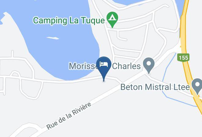 La Tuque - Motel De La Riviere Maps