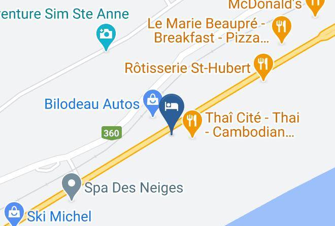La Cote De Beaupre Regional County Municipality - Motel Deblois Maps