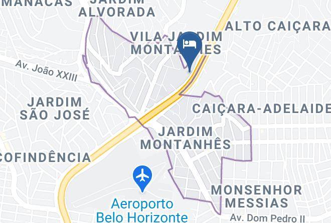 Belo Horizonte - Motel Del Rey Maps