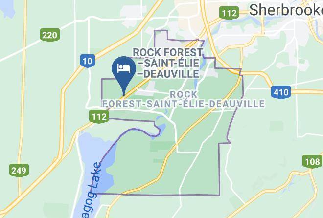 Sherbrooke - Motel Des Cedres Maps
