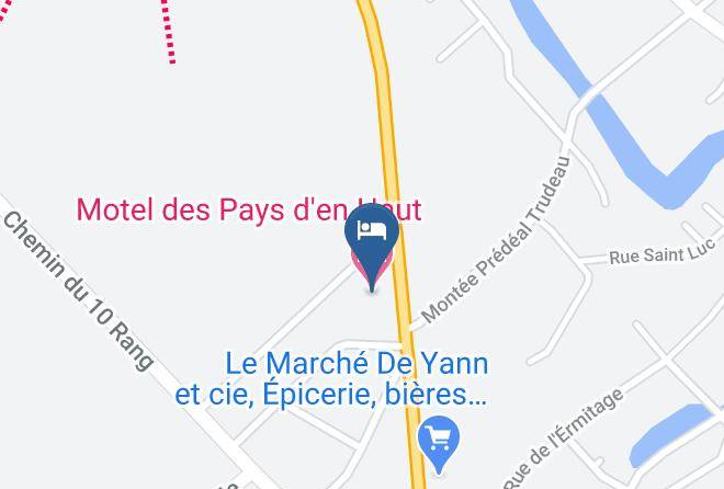 Les Laurentides Regional County Municipality - Motel Des Pays D'en Haut Maps