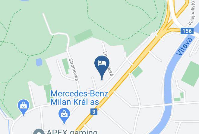 Motel Dlouha Louka Map