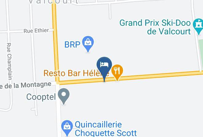 Le Val Saint Francois Regional County Municipality - Motel Du Canton Maps