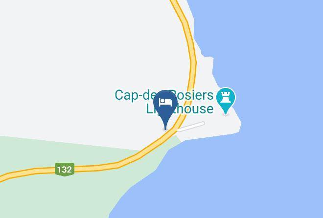 La Cote De Gaspe Regional County Municipality - Motel Du Haut Phare Maps