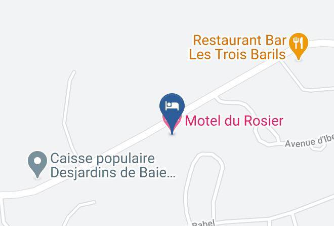 Manicouagan Regional County Municipality - Motel Du Rosier Maps