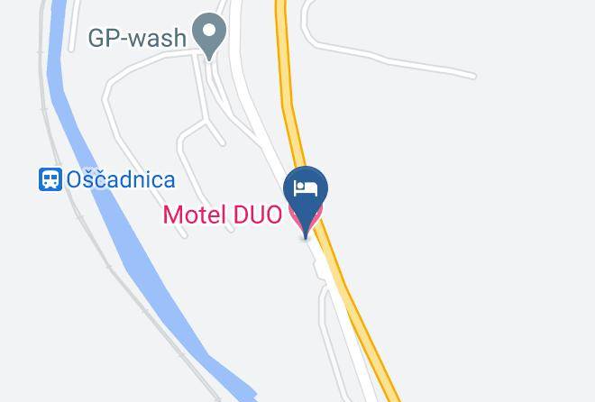 Cadca - Motel Duo Maps