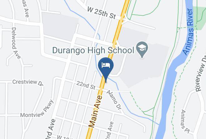 Motel Durango Map