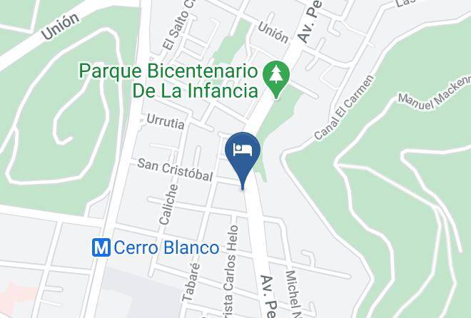 Santiago - Motel El Buda Maps
