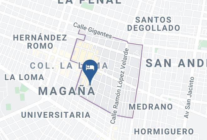Guadalajara - Motel El Dorado Maps