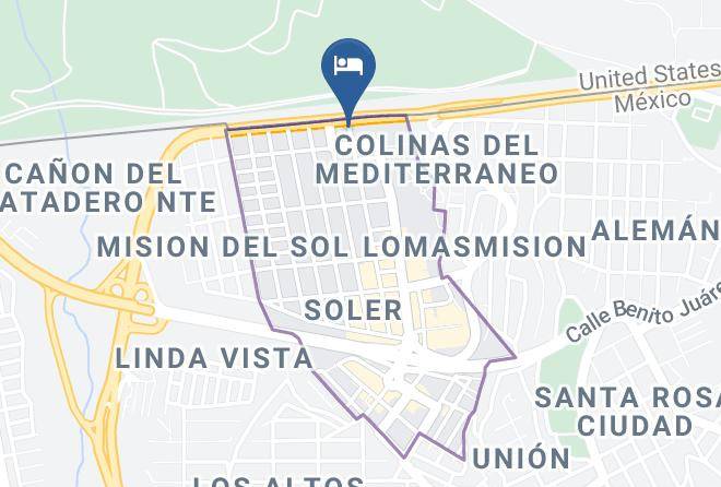 Motel El Mirador Map