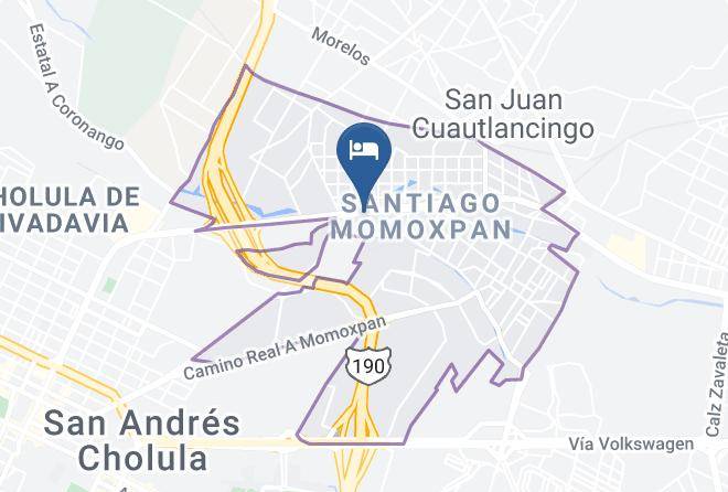 San Pedro Cholula - Motel El Solar Maps