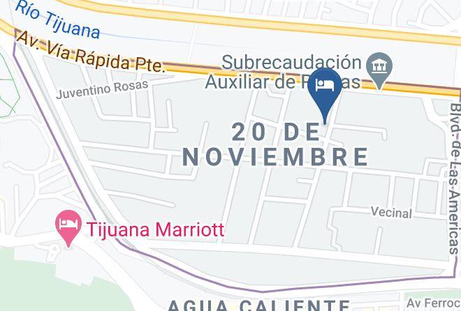 Tijuana - Motel Encuentro Maps